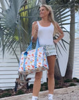 Striped Beach Bag-La Mer