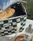 Cooler Bag-Large-Check Palm Kale