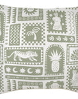 Cushion Cover-With Piping-Naxos Sage-60cm x 60cm