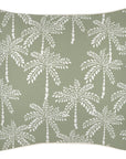 Cushion Cover-With Piping-Cabana Palms Sage-45cm x 45cm
