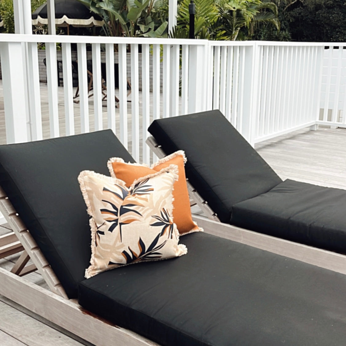 Cushion Cover-Coastal Fringe-Alfresco Beige-60cm x 60cm