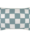 Cushion Cover-With Piping-Check Blue-35cm x 50cm