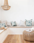 Cushion Cover-With Piping-Tahiti Blue-45cm x 45cm