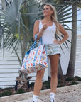 Striped Beach Bag-La Mer