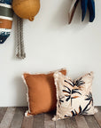 Cushion Cover-Coastal Fringe-Alfresco Beige-60cm x 60cm