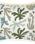 Cushion Cover-Coastal Fringe-Seaweed-45cm x 45cm
