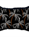 Cushion Cover-Coastal Fringe Black-Tavarua-35cm x 50cm