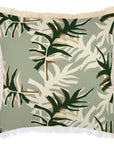 Cushion Cover-Coastal Fringe-Alfresco Sage-60cm x 60cm