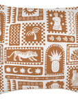 Cushion Cover-With Piping-Naxos Rust-60cm x 60cm