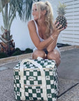 Cooler Bag-Large-Check Palm Kale
