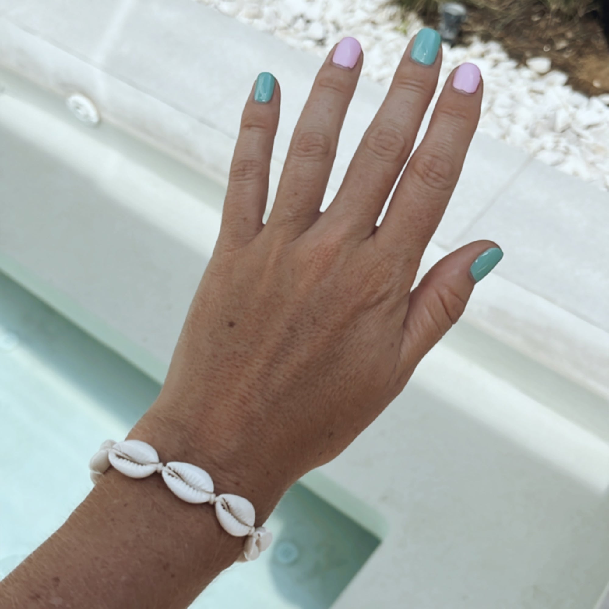 Bracelet-White Shells