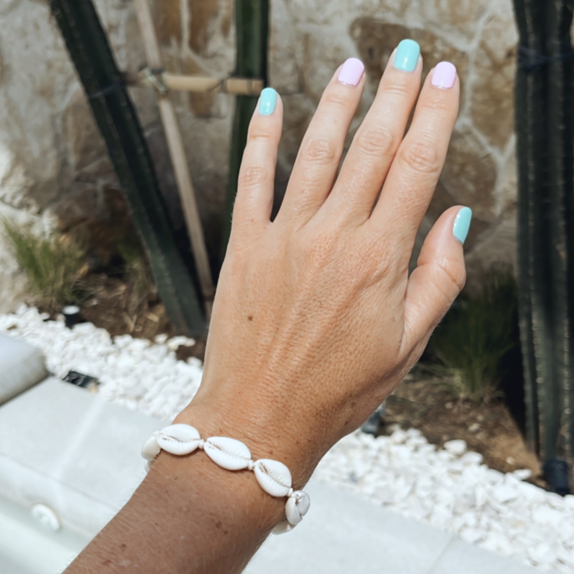 Bracelet-White Shells