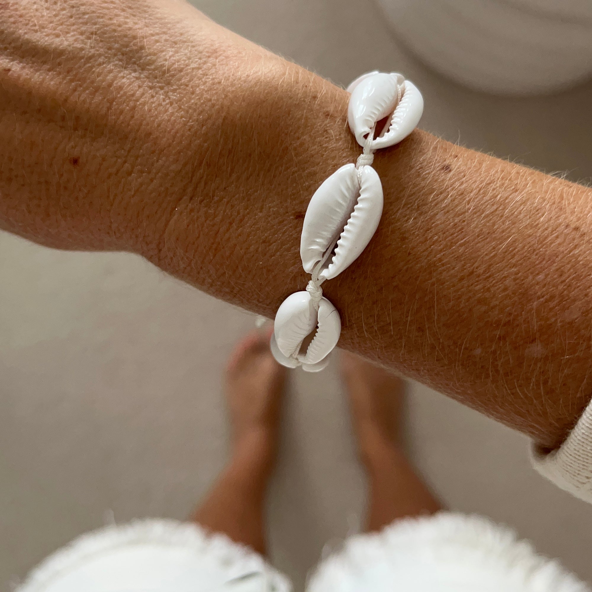 Bracelet-White Shells