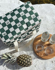 Cooler Bag-Large-Check Palm Kale