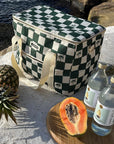 Cooler Bag-Large-Check Palm Kale