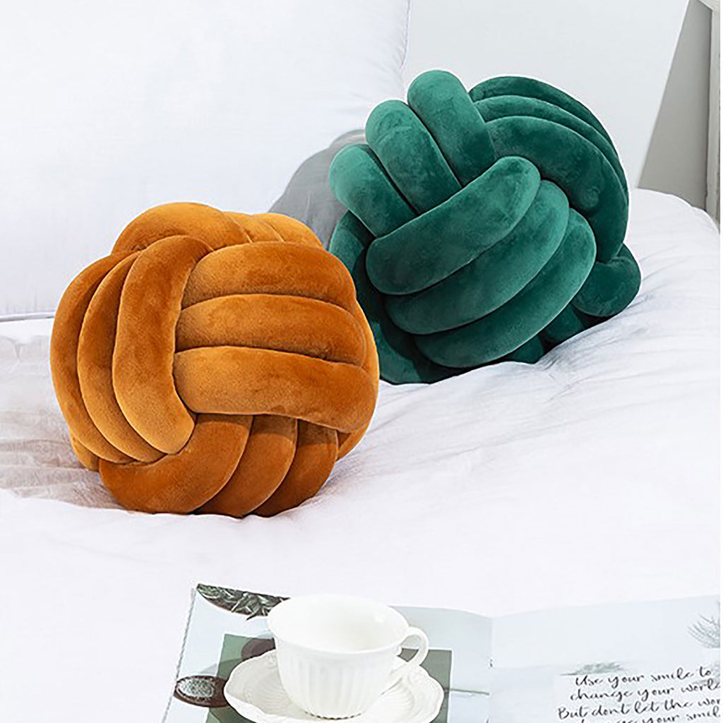 Velvet-Knot-Cushion-30cm-x-30cm-Emerald