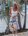 Striped Beach Bag-La Dolce Vita