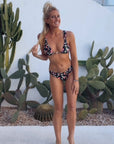 Ruched Bikini Set-Tropical Bliss