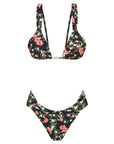Ruched Bikini Set-Tropical Bliss