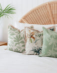Cushion Cover-With Piping-Cabana Palms Sage-45cm x 45cm