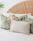 Cushion Cover-With Piping-Cabana Palms Sage-45cm x 45cm