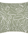 Cushion Cover-With Piping-Playa Sage-45cm x 45cm