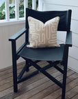 Cushion Cover-With Piping-Maze Taupe-45cm x 45cm