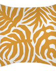 Cushion Cover-With Piping-Casa Palms Gold White-60cm x 60cm