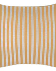 Cushion Cover-With Piping-Candy Stripe Mustard-45cm x 45cm