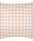 Cushion Cover-With Piping-Ginglam Peach-45cm x 45cm
