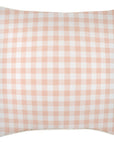 Cushion Cover-With Piping-Ginglam Peach-60cm x 60cm