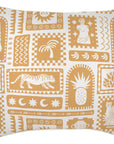 Cushion Cover-With Piping-Naxos Mustard-60cm x 60cm