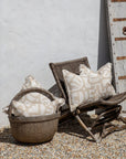 Cushion Cover-With Piping-Sand Beige-45cm x 45cm