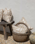 Cushion Cover-With Piping-Sand Beige-45cm x 45cm