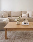 Cushion Cover-Coastal Fringe-Tall Palms Beige-35cm x 50cm