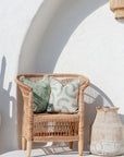 Cushion Cover-Coastal Fringe-Cabana Palms Sage-45cm x 45cm