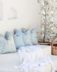 Cushion Cover-Coastal Fringe-Santorini-45cm x 45cm
