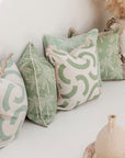 Cushion Cover-Coastal Fringe-Muse Sage-45cm x 45cm