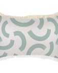 Cushion Cover-Coastal Fringe-Muse Seafoam-35cm x 50cm