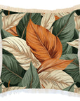 Cushion Cover-Coastal Fringe-Kalo Green-60cm x 60cm