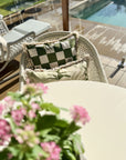 Cushion Cover-Coastal Fringe-Alfresco Sage-35cm x 50cm
