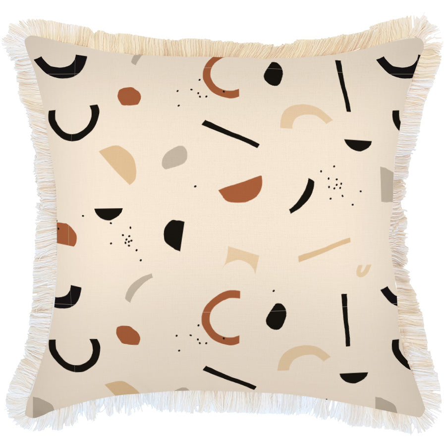 Cushion Cover-Coastal Fringe-Elements-60cm x 60cm