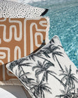 Cushion Cover-Coastal Fringe-Maze Rust-60cm x 60cm