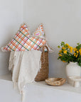 Cushion Cover-Coastal Fringe-Colour Mesh White-45cm x 45cm
