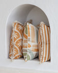 Cushion Cover-Coastal Fringe-Corfu Rust-45cm x 45cm