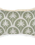 Cushion Cover-Coastal Fringe-Corfu Sage-35cm x 50cm