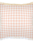 Cushion Cover-Coastal Fringe-Ginglam Peach-60cm x 60cm