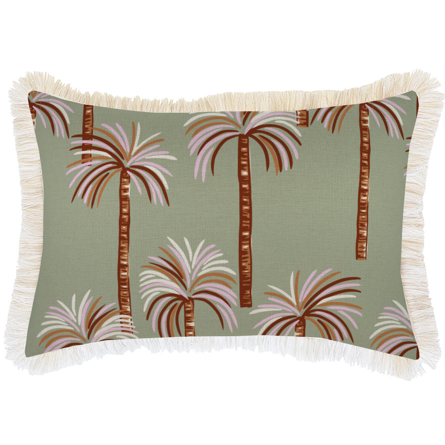 Cushion Cover-Coastal Fringe-Oasis Sage-35cm x 50cm