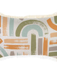 Cushion Cover-Coastal Fringe-Painterly-35cm x 50cm