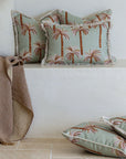 Cushion Cover-Coastal Fringe-Oasis Sage-45cm x 45cm